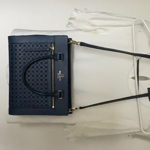 Kate Spade blue satchel, brand new, never used.